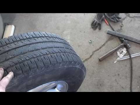 Static balance a tire