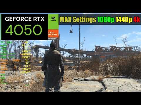 Fallout 4 RTX 4050 laptop Test - Perfect Performance!