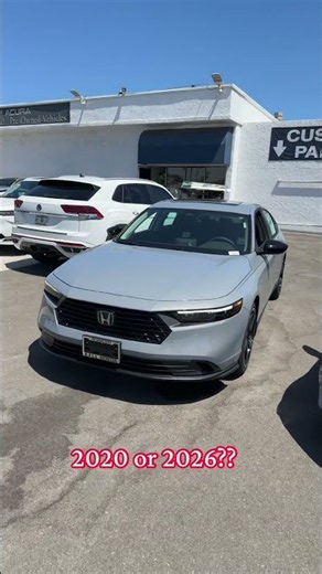 Which do you prefer?? The 2020 or the 2026 Accord? #accord #ballhonda #accord