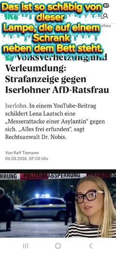 AfD District Councillor & the Knife Attack: ⚔️ All Made Up? 🚩📝
