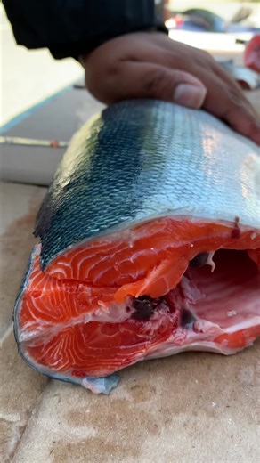 Traditional Salmon Preparation at Youth Summit