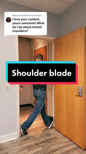 Chiropractor Demonstrates Shoulder Blade Exercises for Snapping Scapula Syndrome