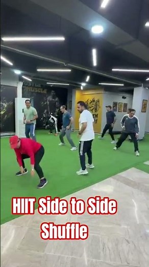 Side-to-Side Shuffle | Fast HIIT Footwork Drill #sports #hiitworkout