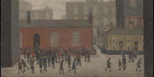 L.S. Lowry’s ‘Coming Out of School’: Painting His Own Gray World