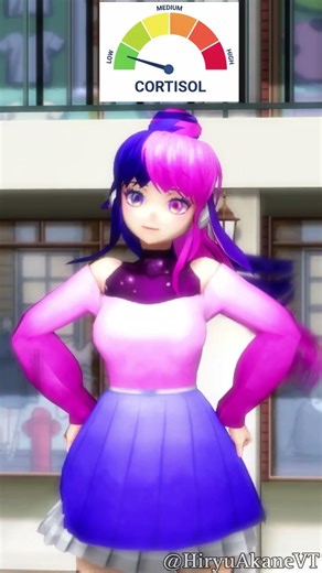 【MMD Shorts】Low Cortisol dance with Hiryu (feat.Kamira Lyrienne) #mmd #shorts