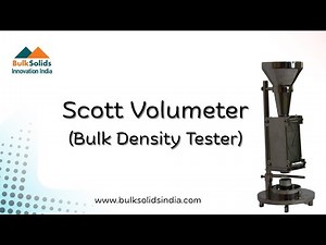 Scott Volumeter (Bulk Density Tester)॥ BSII॥ Quick, Easy and Cost Effective