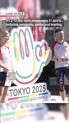 Athletes convene in Tokyo for first Deaflympics in JapanーNHK WORLD-JAPAN NEWS