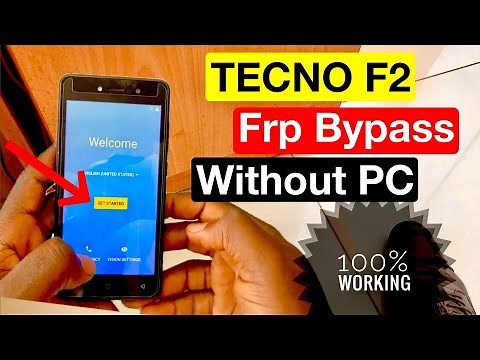 Tecno F2 frp bypass || Remove google account verification lock || 100% work!!!