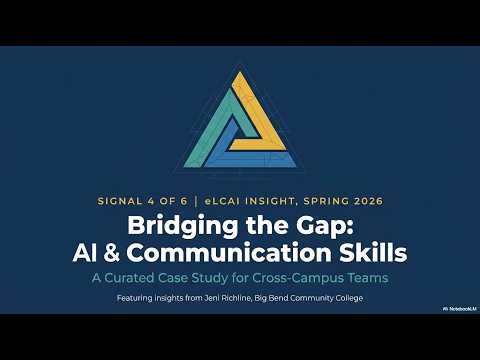 The eLCAI Insight - Signal 4: Bridging the Gap: AI & Communication Skills