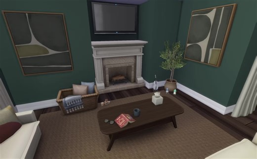 Tour of @lilsimsie shell challenge! #thesims4 #sims4 #sims #speedbuild | the sims 4