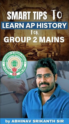 Smart Tips to Learn AP History for Group 2 MAINS #appscgroup2 #appsc