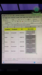 📊 Create Barcode in Excel Instantly! Turn your data into a professional barcode with just a few clicks. Perfect for inventory, billing & product management! 🔥 --- 📝 Facebook Description: Want to generate Barcodes in Excel without using any external software? 👇 With the right font and a simple formula, you can convert any number into a clean, scannable barcode. Ideal for offices, shops, businesses, and inventory tracking! Learn this quick Excel trick and make your workflow super efficient. 💡