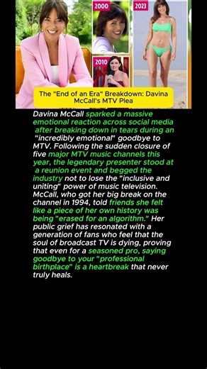 4The "End of an Era" Breakdown: Davina McCall’s MTV Plea#davinamccall #donnacruz