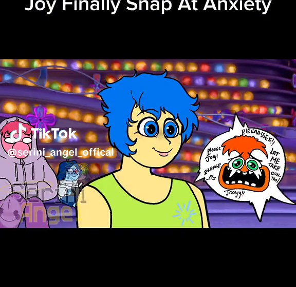 Joy's Anxiety Meltdown: Inside Out Animation Meme