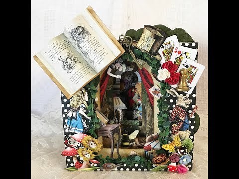 Alice in Wonderland - Tunnel Book