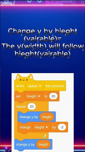 How to Jump in Scratch!! #easy #scratchprogramming