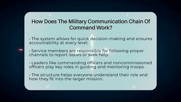 How Does The Military Communication Chain Of Command Work? - Armed Forces Insider