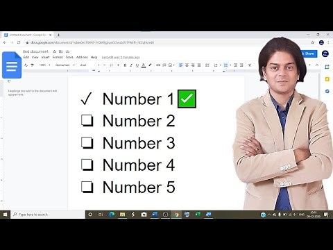 How to create checkbox in google docs | checkbox