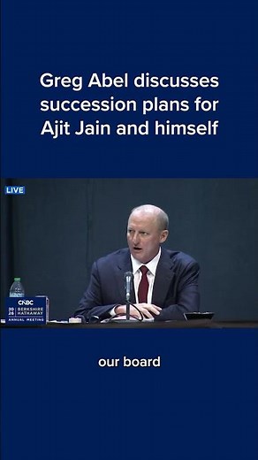 Greg Abel discusses succession plans for Ajit Jain and himself