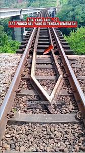 160K views · 396 reactions | Apa sih fungsi rel di tengah di setiap Jembatan kereta api #keretaapi #railway #railroad #reels | LasPro Id | Facebook