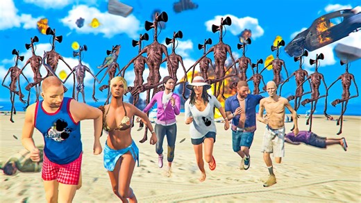 using 100 siren heads to terrorize innocent people