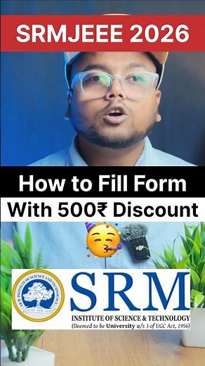SRMJEEE 2026 Registration 🔥 | 🔴Step by step |SRMJEEE 2026 Application form | SRMJEEE 2026 |SRMJEEE