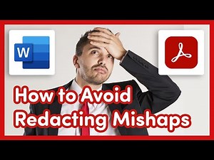 📄 Word & Acrobat - How to Redact Electronic Documents (What You Need to Know)