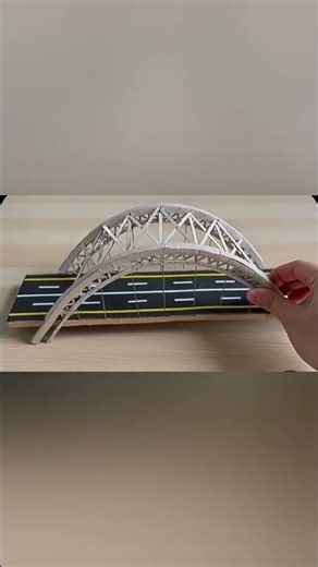 Cardboard Engineering at Its Best​#CraftsAndDesignByYousaf #DIYBridge #EngineeringProjects #shorts