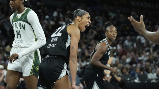 Aces' A'ja Wilson earns historic fourth WNBA MVP award, winning honor back to back
