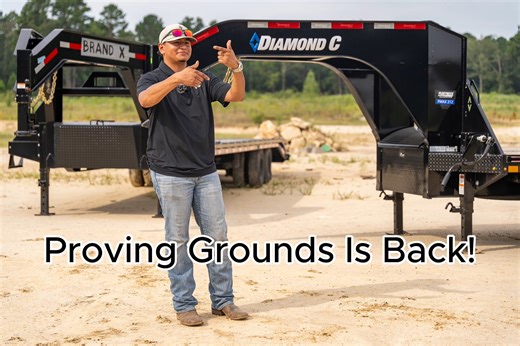 6.4K views · 68 reactions | Proving Grounds is back—this time with a brand-new trailer comparison series. And trust us, you won’t want to miss what happens when we put these trailers to the test.   The first video drops tonight at 6 PM CST on our YouTube channel.  Set your reminder and be the first to see it! #DiamondC #ProvingGrounds #TrailerTest #BuiltForWork | Diamond C Trailers | Facebook
