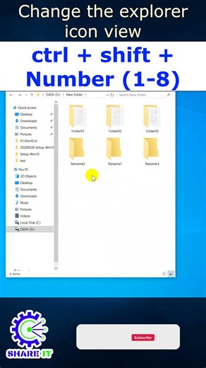 Shortcut Key File Explorer - Part2