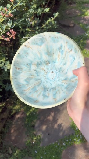 It’s safe to say that this might just be my favorite glaze combo for bowls and shallow dishes! I absolutely love how cohesive it is-all of the glaze blended together perfectly. All these glazes are from Mayco Colors This was fired at cone 5. If you replicate this or take inspiration from it, mention me! I'd absolutely love to see :) #glazecombo #maycocolors #micropearl #cone5 #midrangeglaze | Carolineclaycreations