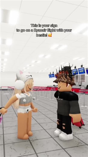 Travel with your bestie! #roblox #roaviation #fyp #foryou ##fypシ #besties #robloxryr #travel #viral