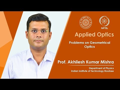 Lecture 10 : Problems on Geometrical Optics