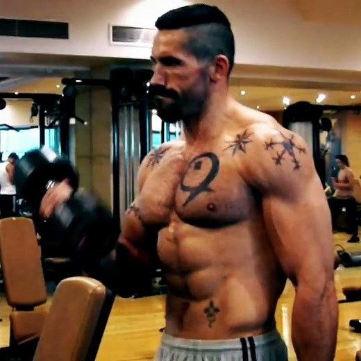 Scott Adkins Gym Workout| Full Video is on My Youtube Channel |Boyka | Most Perfect Fighter| #Shorts
