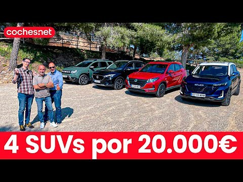 Comparativa SUV 20.000 €: Dacia Duster, DFSK 500, Evo 5, MG ZS | Review en español | coches.net
