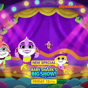 1.5K views · 393 reactions | Sharki B is taking the ocean by storm in a special new episode of Baby Shark’s Big Show! Watch with your kids, Friday at 12p/11c on Nickelodeon | Nick Jr. | Facebook