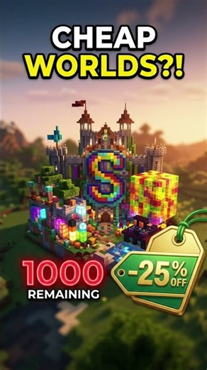 AM I SELLING MINECRAFT WORLDS FOR CHEAP?!