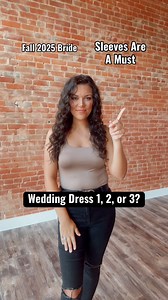 Which dress should this fall 2025 bride pick? 💍🌹 #wildrosebridal #bridalshop #bride #2025bride #fall #fallbride #engaged #wedding #bridalgown #weddingdress #fyp | Wild Rose Bridal Vincennes