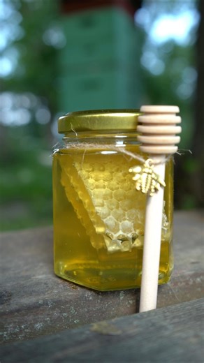 Linden with Honeycomb back in stock!! #honey #honeyharvest #honeycomb #beekeeping #beekeeper #linden | Bowser Bee