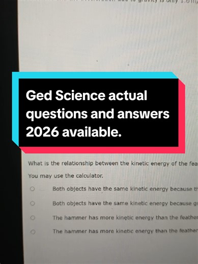 2026 Ged exam questions and answers. Exam Taking service also available. Dm #ged #gedexam #gedscience #gedsocialstudies #fyp
