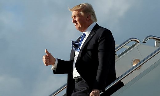 Donald Trump praises US forces following MOAB strike – video