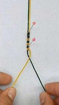 Easy! Two Color Friendship Bracelet #macrame #bracelets #starbystyle #shorts