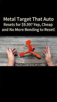 Metal Target That Auto Resets for $9.99? Yep, Cheap and No More Bending to Reset! #target