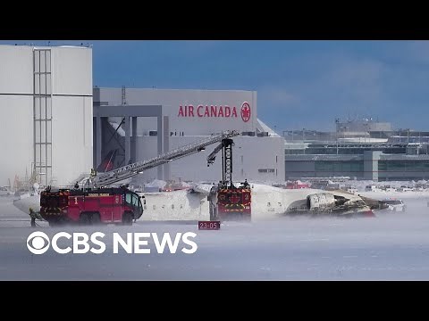 Delta plane crashes while landing at Toronto airport, FAA says | full coverage