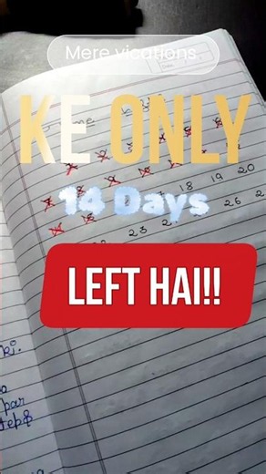 Only 14 Days Left 😭 | Still Haven't Started My Holiday Homework 📚 | Study Vlog #2