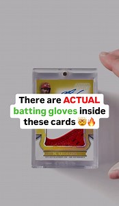 The last card 😳👀 This stack of game-used batting glove autograph cards will be featured in 2024 Topps Dynasty. Arriving SOON 🗓️ | Topps