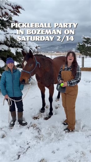 Howdy Bozeman 🤠 on Instagram: "If you’re looking for fun morning plans on Valentine’s Day, this is for you. The Picklr @thepicklr.bozeman.mt is hosting a pickleball and brunch fundraiser in support of Windhorse Equine Learning @windhorseequinelearning 💛 Windhorse empowers youth through equine partnership, helping kids build confidence, learn social and emotional skills, reduce anxiety, and experience real joy, all alongside their horse partners. Their pickleball party is happening this Saturda