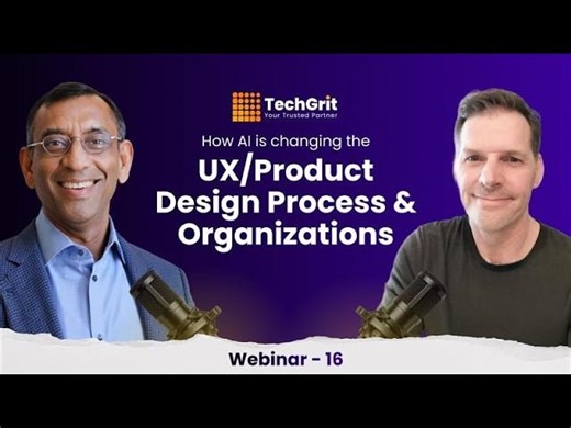 How AI is changing the UX/Product Design Process Organizations | TechGrit