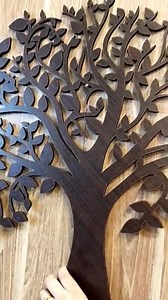 2.2K views · 24 reactions | Tree #wallhanging made of compressed wood 7mm thick Size: 24x24 inches To order inbox or visit our website: https://elatestfashion.com/collections/home-decor | Latest fashion | Facebook